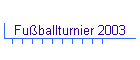 Fu�ballturnier 2003